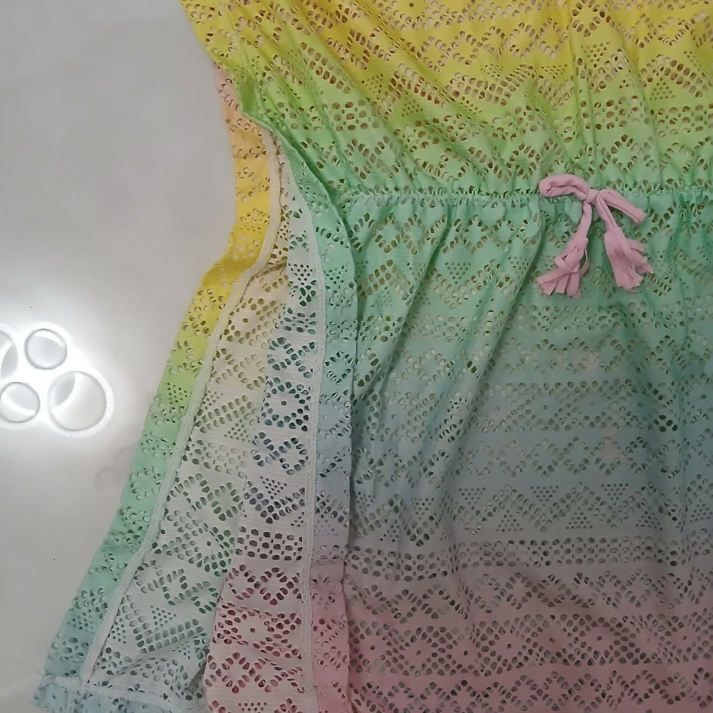Place Multicolor Lace Kids Dress